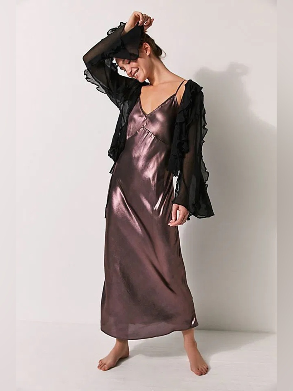 Free people Drop Everything Bias Slip dress